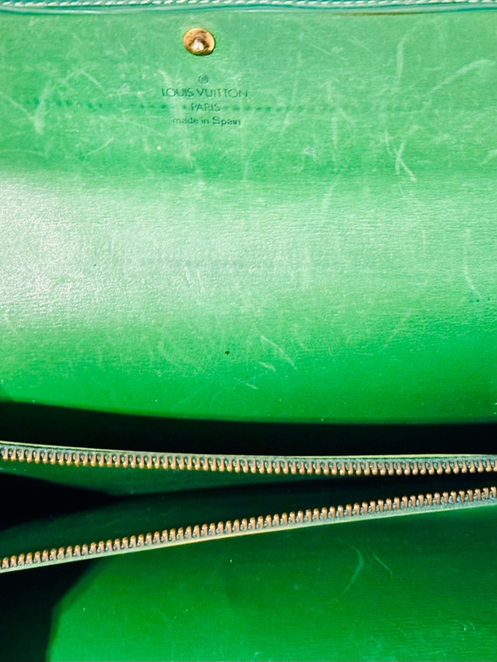 Louis Vuitton Green Epi Leather Wallet - Picture 6 of 13